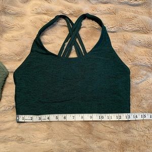Lorna Jane Size M Green Sports Bra